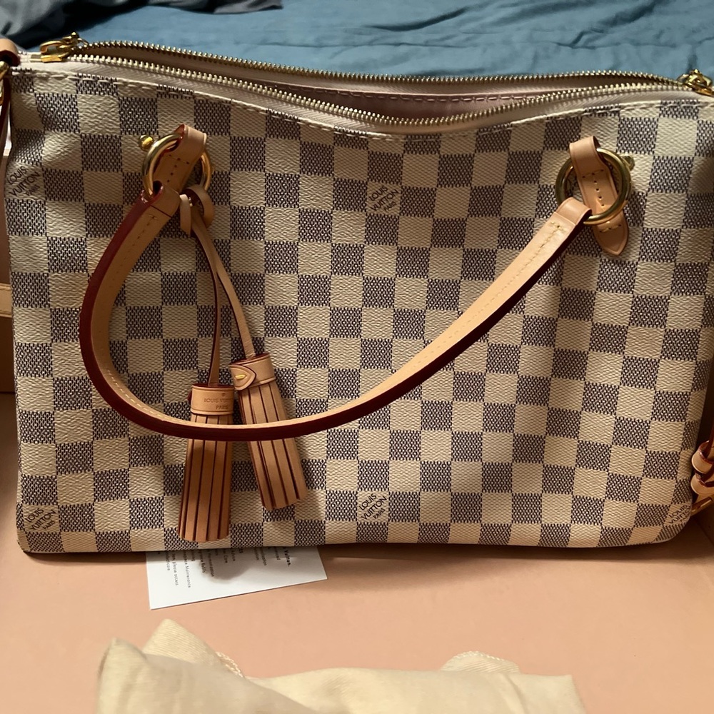 BRAND NEW Louis Vuitton Lymington D. Azur. Comes with dust bag and box.